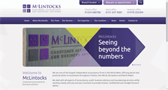 Desktop Screenshot of mclintocks.co.uk