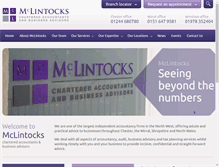 Tablet Screenshot of mclintocks.co.uk